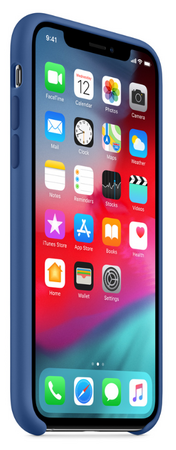 Чехол Apple для iPhone XS Max Silicone Case Delft Blue (оригинал), Цвет: Blue / Синий, изображение 3