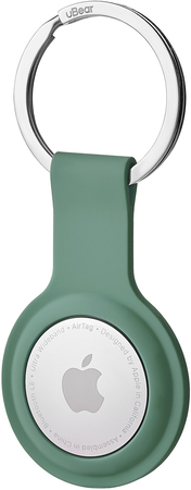 Чехол uBear Touch Ring Case для Apple AirTag с кольцом зелёный, Цвет: Green / Зеленый, изображение 2