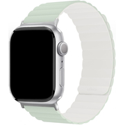 Ремешок магнитный силиконовый uBear Mode для Apple Watch, S/M, шалфей/бежевый, Цвет: Green / Зеленый