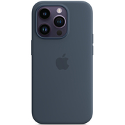 Чехол для iPhone 14 Pro Silicone Case Storm Blue, Цвет: Blue / Синий темный