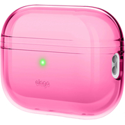 Чехол для AirPods Pro 2 Elago Clear case Neon Hot Pink, Цвет: Pink / Розовый