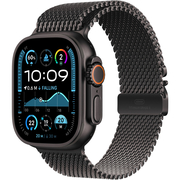 Apple Watch Ultra 2 GPS + Cellular, 49 мм, корпус из черного титана, ремешок Milanese черного цвета, Экран: 49, Цвет: Black Titanium