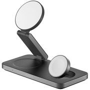 Беспроводное зарядное устройство Rocket Premium Magic 3in1 23W Black, Цвет: Black / Черный