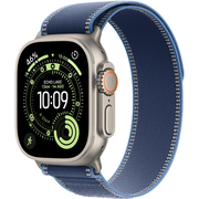 Apple Watch Ultra 3 GPS + Cellular, 49 мм, корпус из бежевого титана, ремешок Trail ярко-синего цвета, Экран: 49, Цвет: Blue / Синий