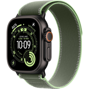 Apple Watch Ultra 3 GPS + Cellular, 49 мм, корпус из черного титана, ремешок Trail зеленого цвета, Экран: 49, Цвет: Green / Зеленый