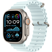 Apple Watch Ultra 2 GPS + Cellular, 49 мм, корпус из бежевого титана, ремешок Ocean цвета «‎ледяной синий», Экран: 49, Цвет: Blue / Голубой