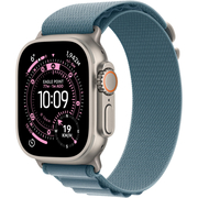 Apple Watch Ultra 3 GPS + Cellular, 49 мм, корпус из бежевого титана, ремешок Alpine светло-синего цвета, Экран: 49, Цвет: Blue / Голубой