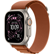 Apple Watch Ultra 3 GPS + Cellular, 49 мм, корпус из бежевого титана, ремешок Alpine терракотового цвета, Экран: 49, Цвет: Brown / Коричневый