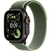 Apple Watch Ultra 3 GPS + Cellular, 49 мм, корпус из черного титана, ремешок Trail зеленого цвета, Экран: 49, Цвет: Green / Зеленый