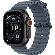 Apple Watch Ultra 3 GPS + Cellular, 49 мм, корпус из черного титана, ремешок Ocean синего цвета, Экран: 49, Цвет: Blue / Синий темный