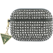 Чехол для Airpods Pro 3 Guess Diamond Rhinestone with Triangle charm Khaki