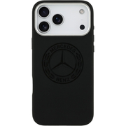 Чехол для iPhone 17 Pro Max CG Mobile Mercedes Liquid silicone Vintage Logo Metal Cam Hard Black