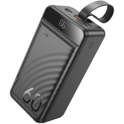 Внешний аккумулятор Hoco J123C 60000 mAh Black