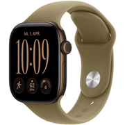Apple Watch Series 12 GPS 42mm Dark Bronze Aluminium Case with Olive Sport Band, Экран: 42, Цвет: Dark Bronze / Бронзовый, Возможности подключения: GPS
