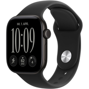 Apple Watch Series 12 GPS 42mm Black Aluminium Case with Black Sport Band, Экран: 42, Цвет: Black / Черный, Возможности подключения: GPS