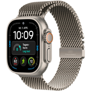 Apple Watch Ultra 4 GPS + Cellular 49mm Natural Titanium Case with Natural Titanium Milanese Loop, Экран: 49, Цвет: Natural Titanium, Возможности подключения: GPS + Cellular