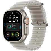 Apple Watch Ultra 4 GPS + Cellular 49mm Natural Titanium Case with Ocean Band Translucent Gray, Экран: 49, Цвет: Grey / Серый, Возможности подключения: GPS + Cellular