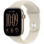 Apple Watch Series 12 GPS 46mm Light Gold Aluminium Case with Sand Sport Band, Экран: 46, Цвет: Light Gold / Светлое золото, Возможности подключения: GPS