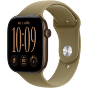 Apple Watch Series 12 GPS 46mm Dark Bronze Aluminium Case with Olive Sport Band, Экран: 46, Цвет: Dark Bronze / Бронзовый, Возможности подключения: GPS