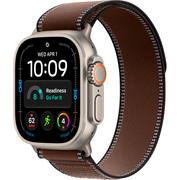 Apple Watch Ultra 4 GPS + Cellular 49mm Natural Titanium Case with Dark Umber Trail Loop, Экран: 49, Цвет: Brown / Коричневый, Возможности подключения: GPS + Cellular