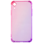 Чехол для iPhone XR Brosco HARDTPU Фиолетово-розовый
