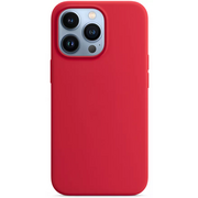 Чехол для iPhone 13 Pro Max Leather No Logo Red