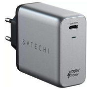 Сетевое зарядное устройство Satechi Compact Charger 100W GaN 7 Space Gray