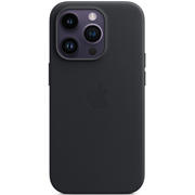 Чехол для iPhone 14 Pro Leather Case Midnight