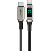 Кабель ACEFAST C6-01 USB-C to Lightning Silver, Цвет: Silver / Серебристый