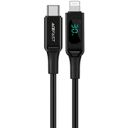 Кабель ACEFAST C6-01 USB-C to Lightning Black, Цвет: Black / Черный