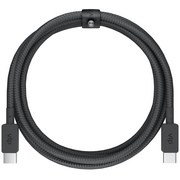 Кабель VLP Nylon USB C - USB C  2m Black, Цвет: Black / Черный