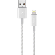 Кабель Moshi Integra Lightning на USB-A, Кевлар, 1.2м, Серебряный