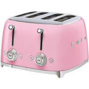 Тостер SMEG TSF03PKEU  на 4 ломтика розовый, Цвет: Pink / Розовый