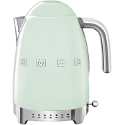 Чайник SMEG KLF04PGEU электрический с регулируемой температурой пастельный зеленый, Цвет: Pastel green / Пастельный зеленый