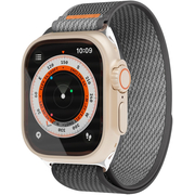 Ремешок нейлоновый VLP Trail Band для Apple Watch 42/44/45/49mm черный-серый, Цвет: Black / Черный