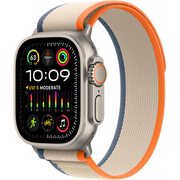 Apple Watch Ultra 2 49mm Titanium Case With Orange/Beige Trail Loop, Размер корпуса/ширина крепления: 49, Цвет: Beige / Бежевый