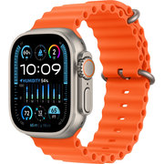 Apple Watch Ultra 2 49mm Titanium Case With Orange Ocean Band, Размер корпуса/ширина крепления: 49, Цвет: Orange / Оранжевый