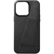 Чехол для iPhone 15 Pro Max Mujjo Full Leather Wallet Case Black, Цвет: Black / Черный