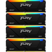 Оперативная память Kingston FURY Beast Black RGB (KF436C18BB2AK4/128) 128 ГБ