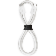Дата-кабель VLP Nylon Cable USB C - USB C 100W 2м белый, Цвет: White / Белый