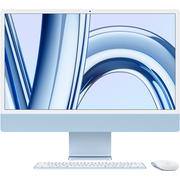 Apple iMac 24" M3 10GPU/8GB/256GB Blue (MQRQ3) 2023, Общий объем твердотельных накопителей (SSD): 256 ГБ, Объем оперативной памяти: 8 ГБ, Цвет: Blue / Голубой