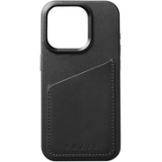 Чехол для iPhone 15 Pro Mujjo Full Leather Wallet Case Black, Цвет: Black / Черный
