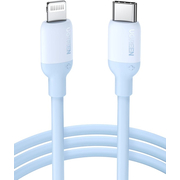 Кабель UGREEN USB-C to Lightning Silicone Cable 1м синий