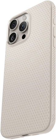 Защитный чехол Spigen Liquid Air iPhone 15 Pro Max Natural Titanium (ACS07212), изображение 4
