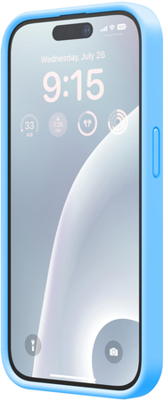 Чехол для iPhone 15 Pro Elago Soft silicone (Liquid) Ocean Blue, Цвет: Blue / Голубой, изображение 2