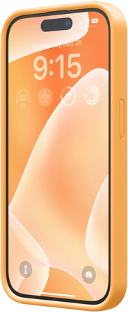 Чехол для iPhone 15 Pro Elago Soft silicone (Liquid) Orange, Цвет: Orange / Оранжевый, изображение 2