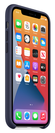 Чехол Apple для iPhone 11 Pro Silicone Case Midnight Blue (оригинал), изображение 5