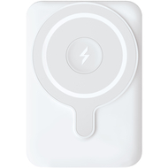 Аккумулятор внешний VLP Dual Magsafe PowerBank 5000 mAh 3A USB-C White, Цвет: White / Белый