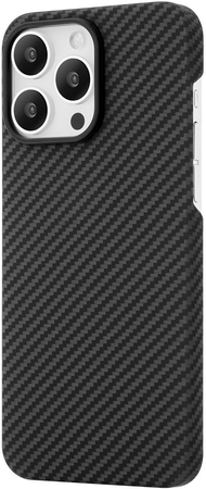 Чехол для iPhone 15 Pro uBear Supreme Kevlar Case черный, Цвет: Black / Черный, изображение 4