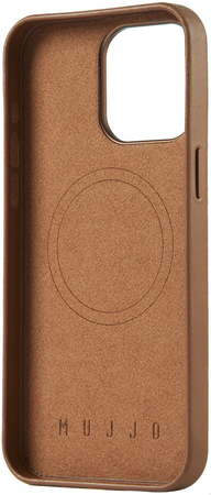 Защитный чехол Mujjo Full Leather Case iPhone 15 Pro Max MagSafe (tan), изображение 3